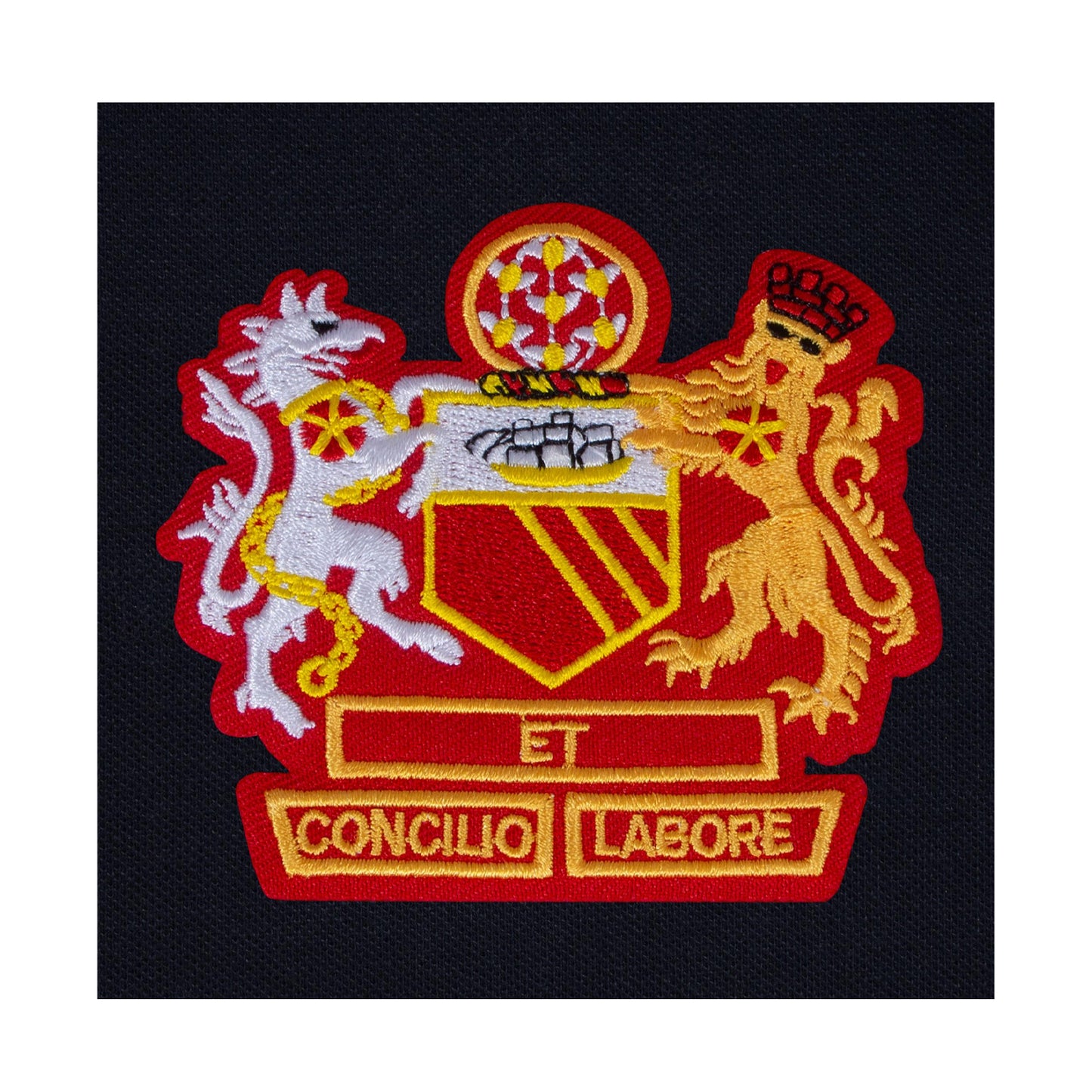 Navy - Lifestyle - Fan Originals Mens Manchester Crest Polo Shirt