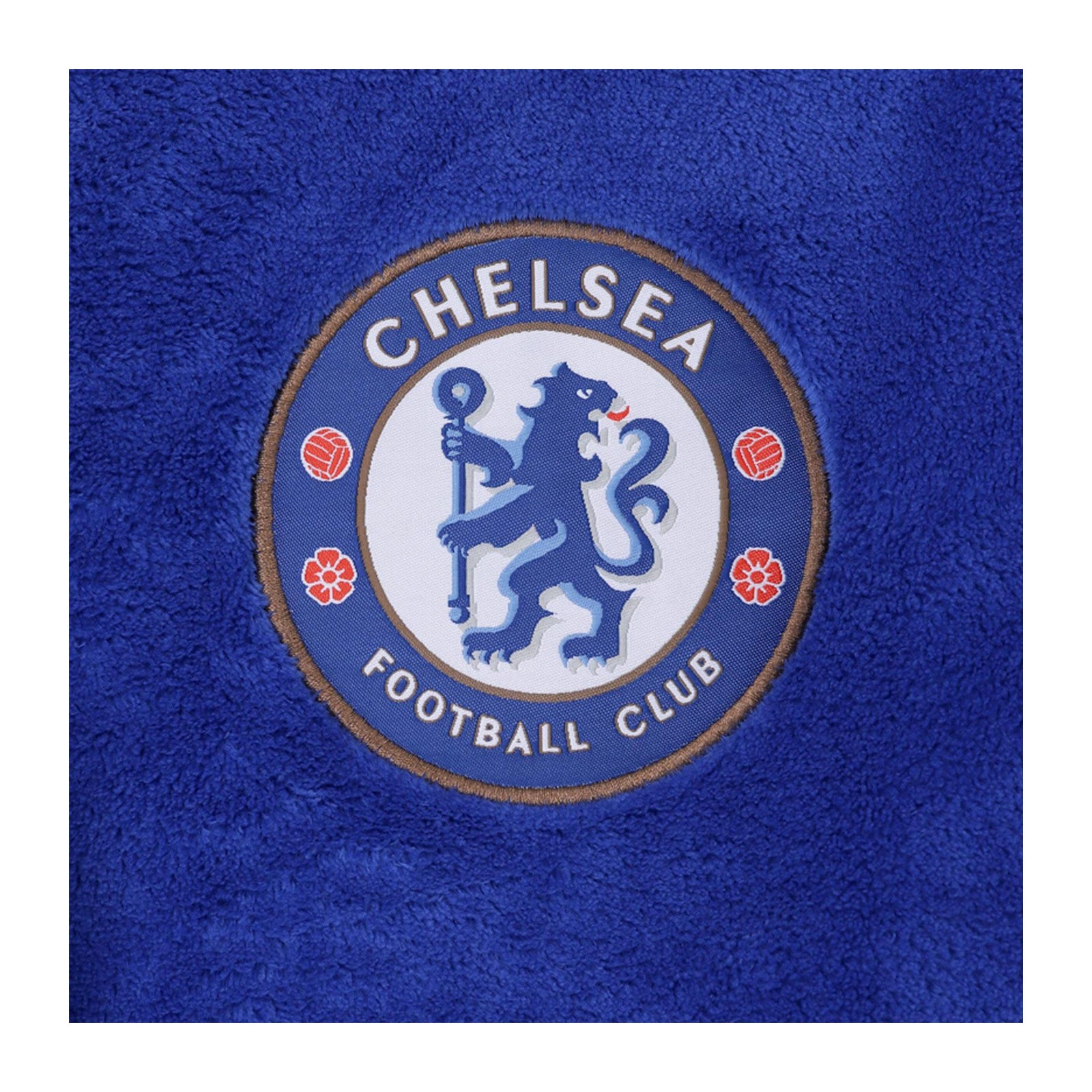 Royal Blue - Back - Chelsea FC Baby Crest Fleece Dressing Gown