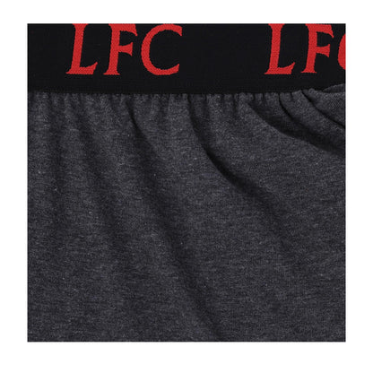 Grey - Side - Liverpool FC Mens Short Pyjama Set