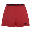 Red Marl - Side - Arsenal FC Mens Short Pyjama Set
