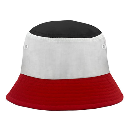 Black-White-Red - Back - Fan Originals Eric Cantona Bucket Hat
