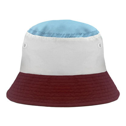 Claret-White-Royal Blue - Back - Fan Originals Rangers Contrast Bucket Hat