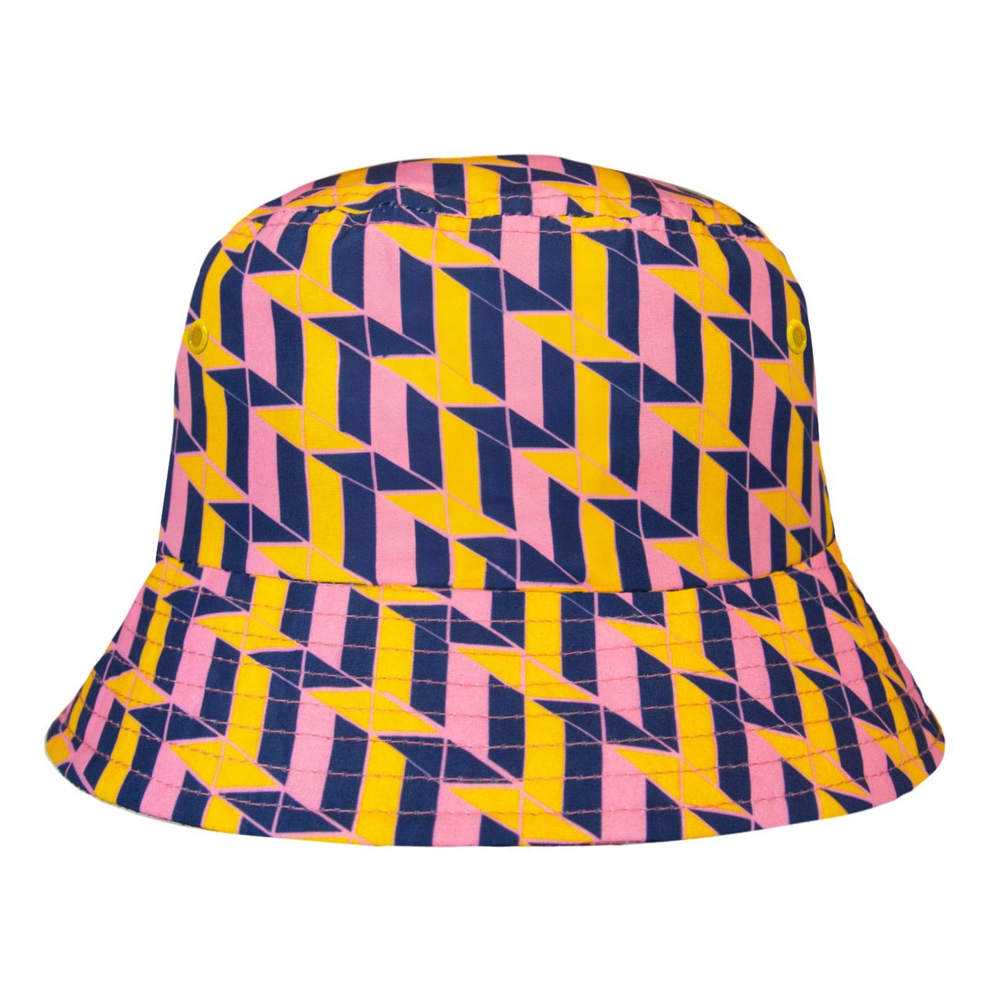 Yellow-Purple - Back - Fan Originals SFA 1990 Bucket Hat