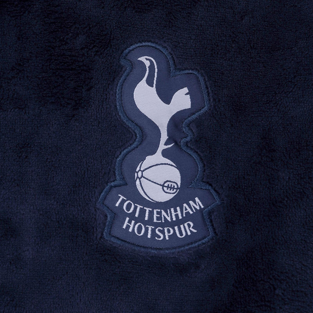 Navy Blue - Back - Tottenham Hotspur FC Baby Crest Fleece Dressing Gown