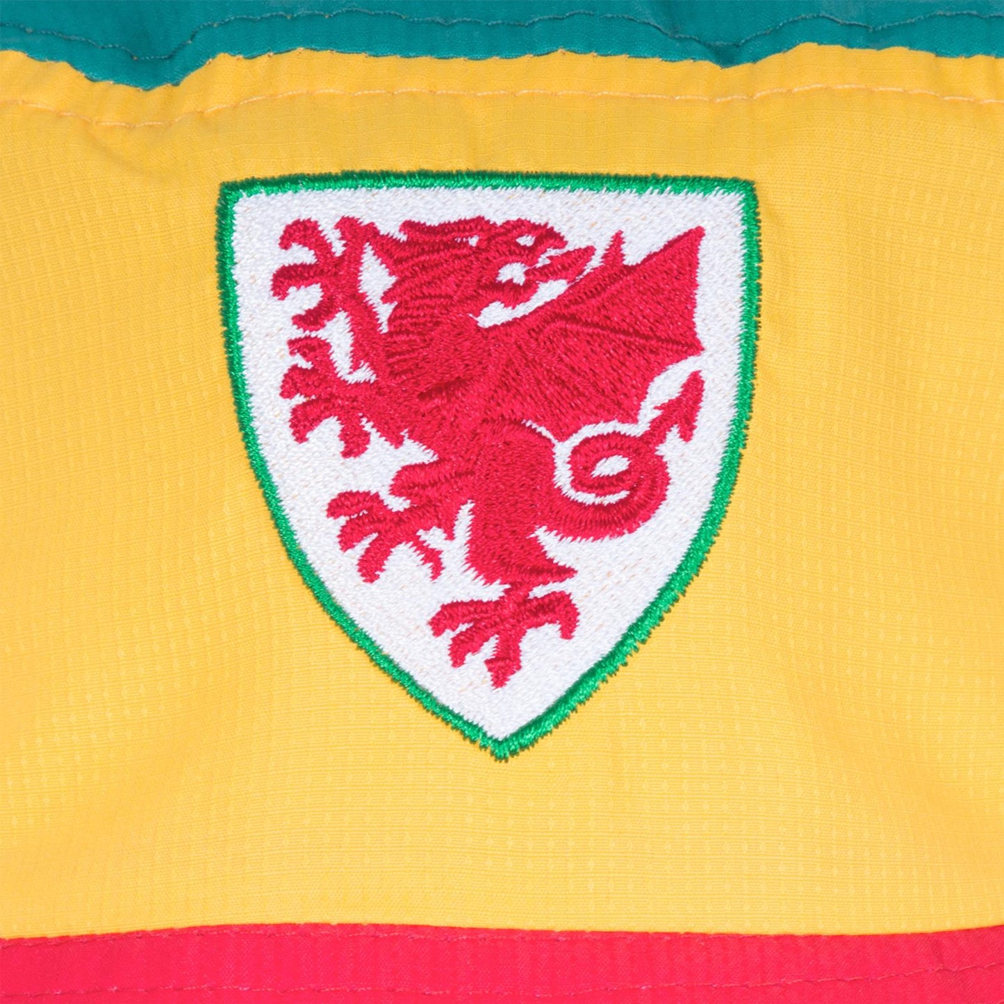 Red-Yellow-Green - Side - FA Wales Embroidered Bucket Hat