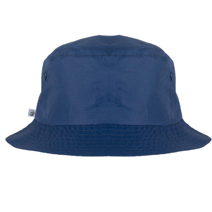 Navy Blue - Back - Fan Originals Classic Embroidered Logo Bucket Hat
