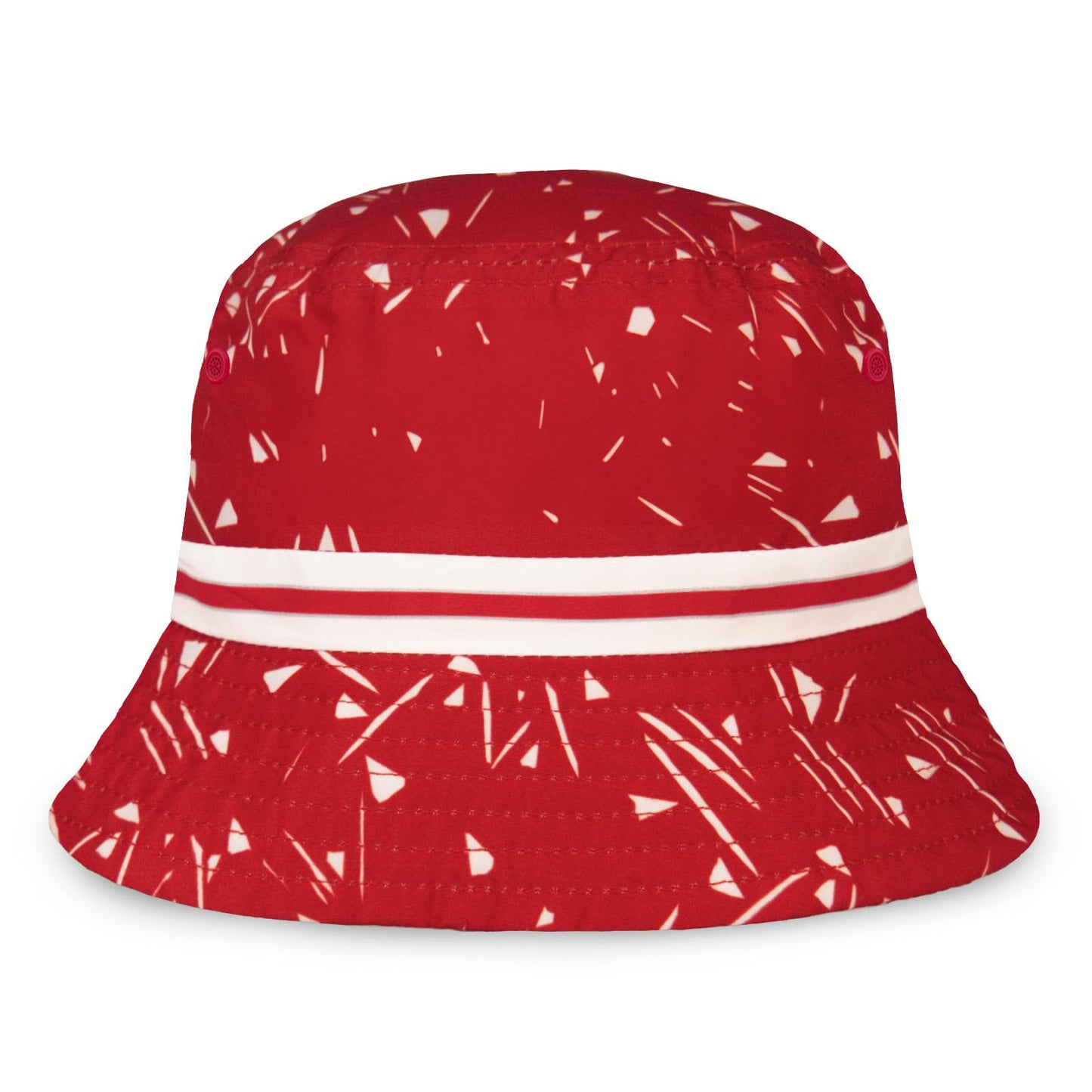 Red-White - Back - Fan Originals Liverpool 1989 Home Kit Bucket Hat