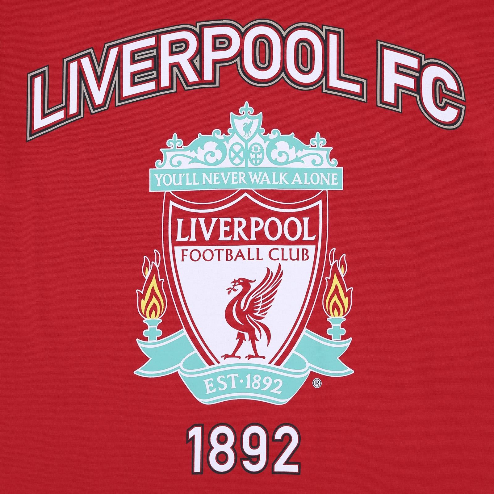 Red - Lifestyle - Liverpool FC Mens Short Pyjama Set