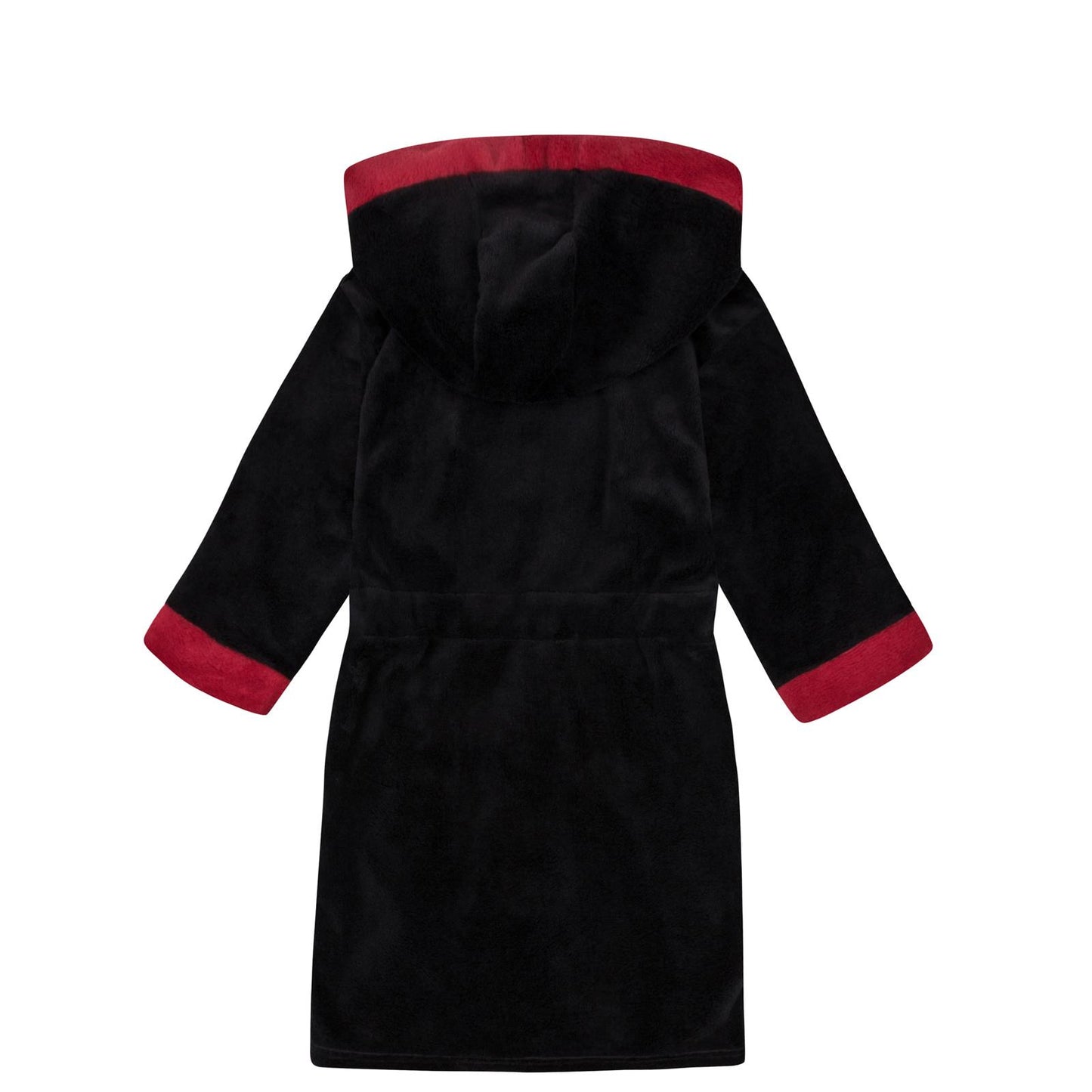 Black - Back - Liverpool FC Boys Crest Fleece Dressing Gown