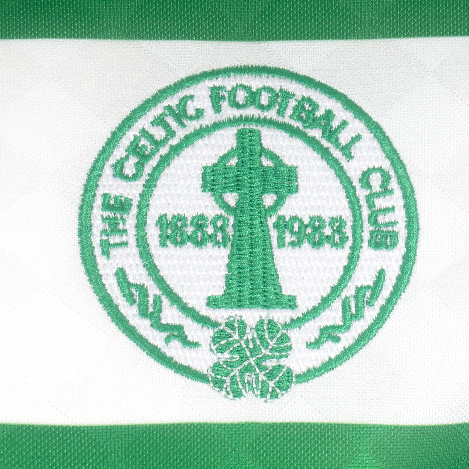 Green - Side - Celtic FC Mens 1988 Centenary Retro T-Shirt