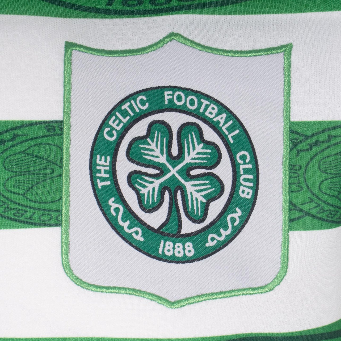 Green - Side - Celtic FC Mens 1996 Retro Home Shirt