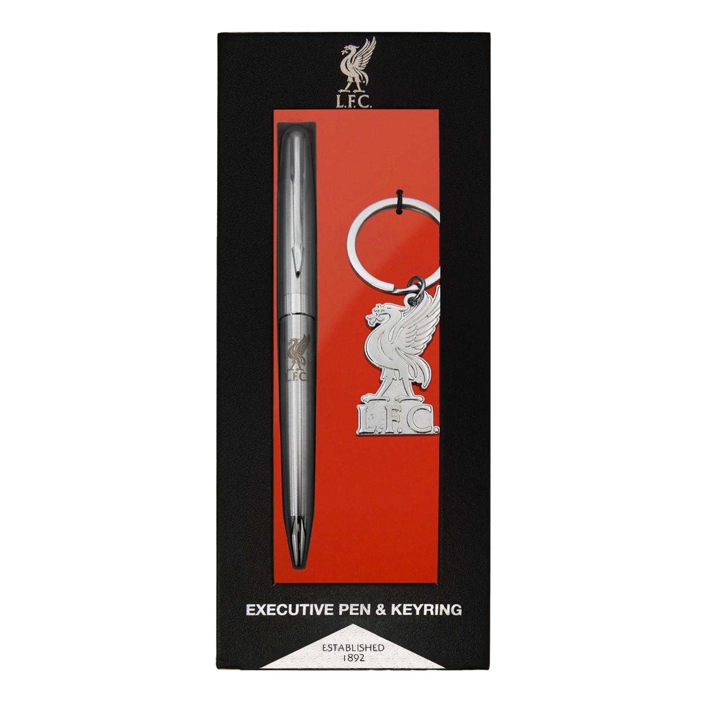 Silver - Front - Liverpool FC Crest Pen Set