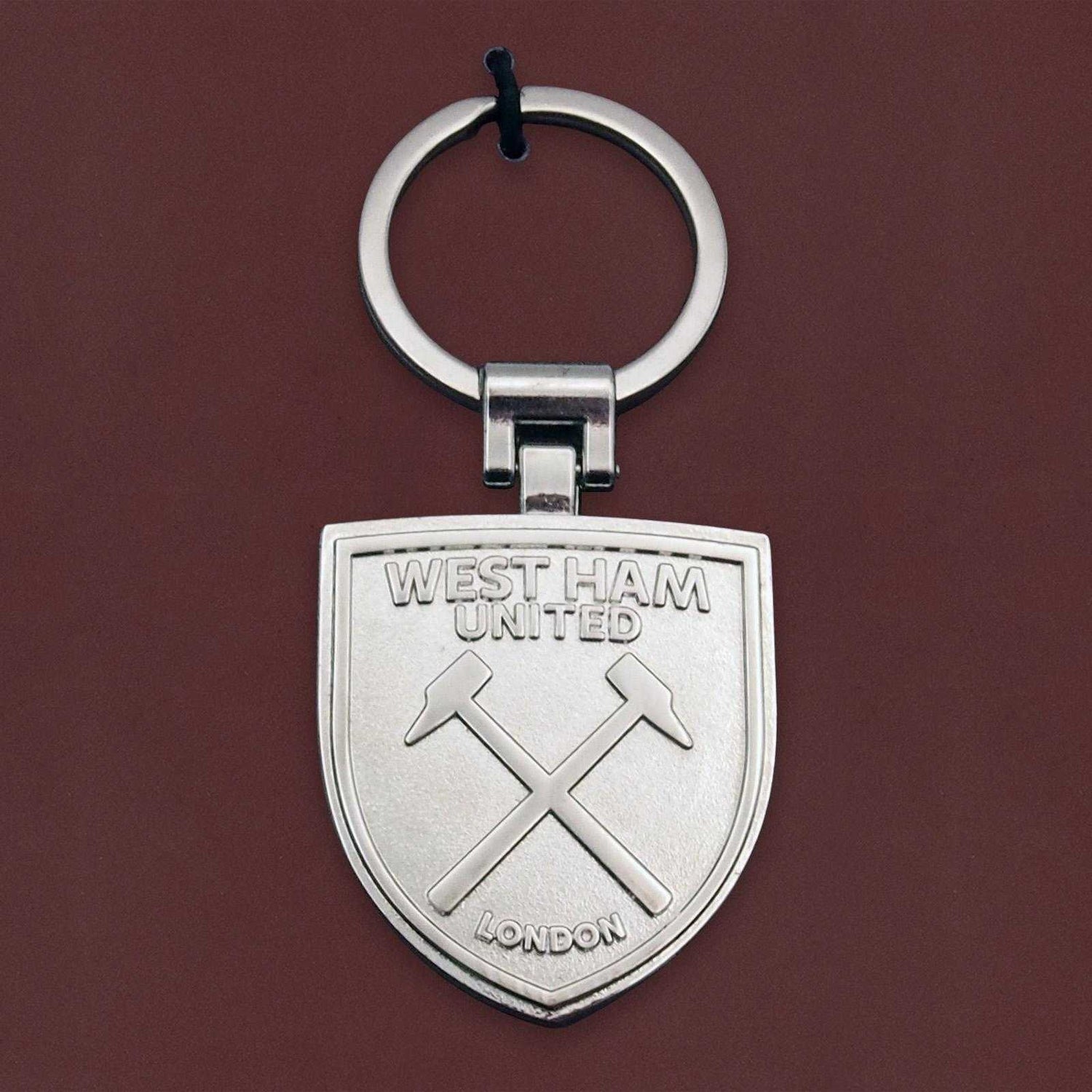 Silver - Side - West Ham United FC Crest Pen Set