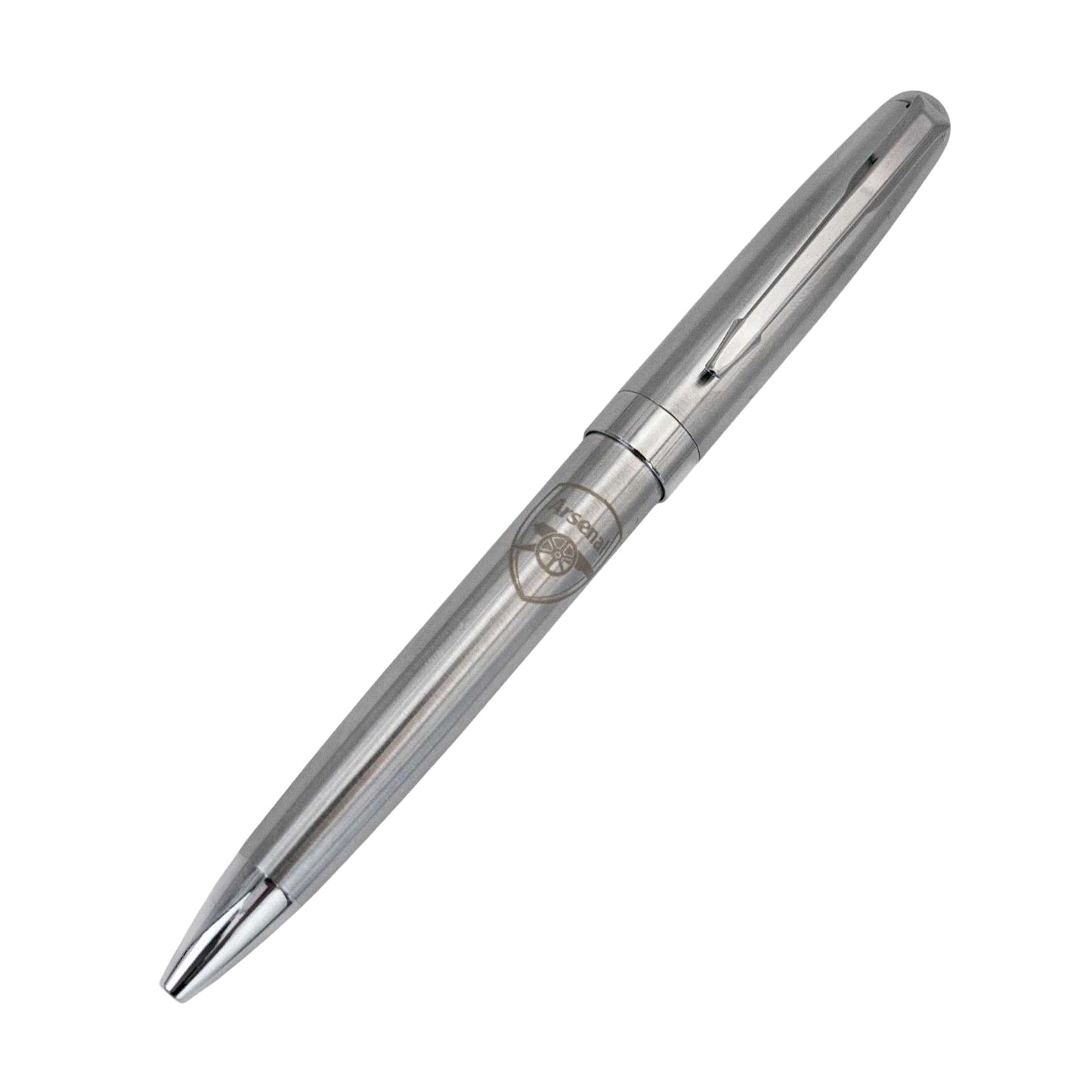 Silver - Back - Arsenal FC Crest Pen Set