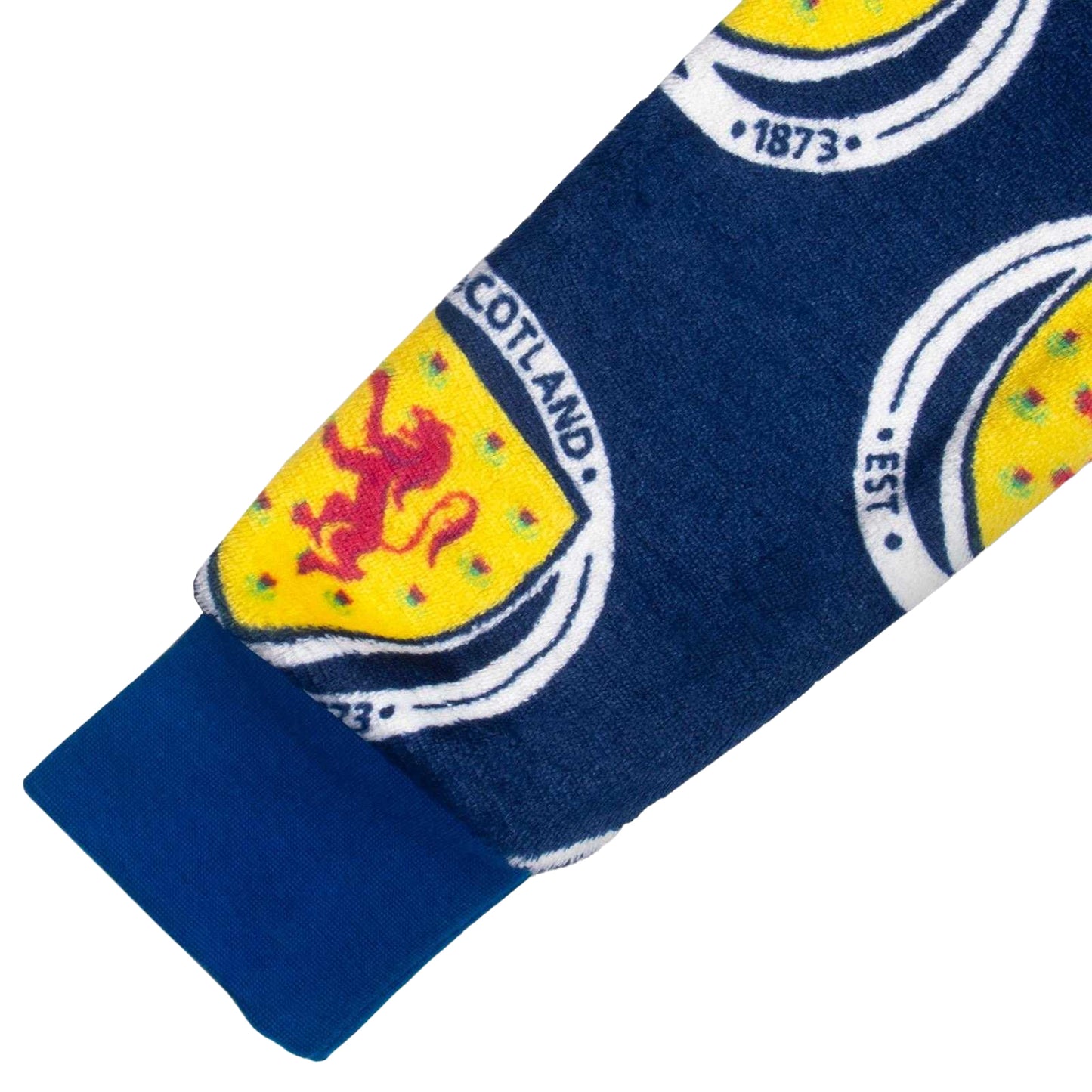 Navy Blue - Lifestyle - Scottish FA Childrens-Kids Crest Fleece All-In-One Nightwear