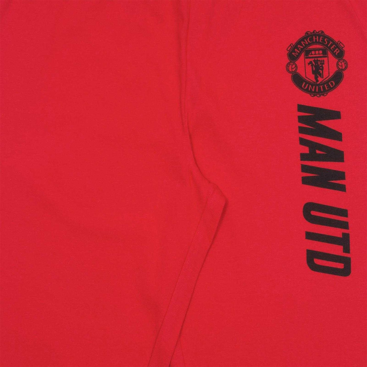 Black-Red - Lifestyle - Manchester United FC Boys Sublimated Long Pyjama Set