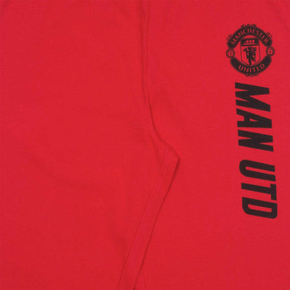 Black-Red - Lifestyle - Manchester United FC Boys Sublimated Long Pyjama Set