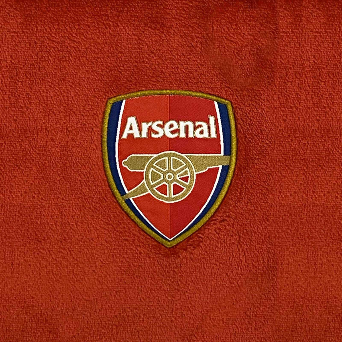 Red - Side - Arsenal FC Childrens-Kids Crest Fleece All-In-One Nightwear