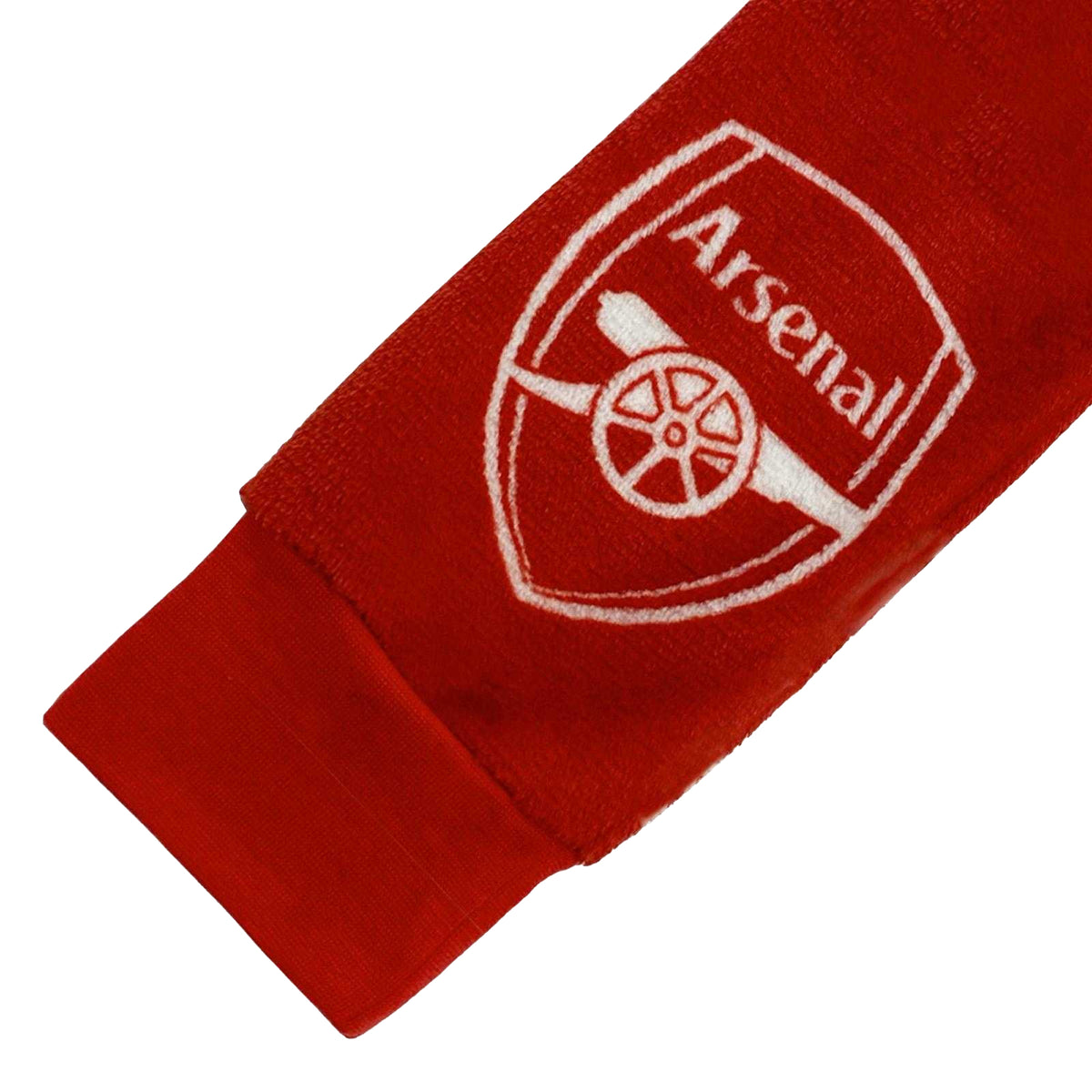 Red - Pack Shot - Arsenal FC Childrens-Kids Crest Fleece All-In-One Nightwear
