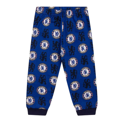 Blue - Lifestyle - Chelsea FC Baby Boys Born To Play Long Pyjama Set