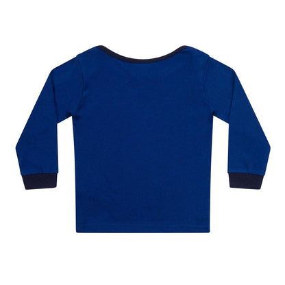 Blue - Pack Shot - Chelsea FC Baby Boys Born To Play Long Pyjama Set