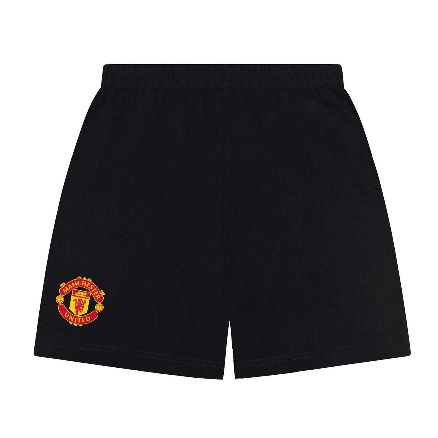 Red - Side - Manchester United FC Boys Short Pyjama Set