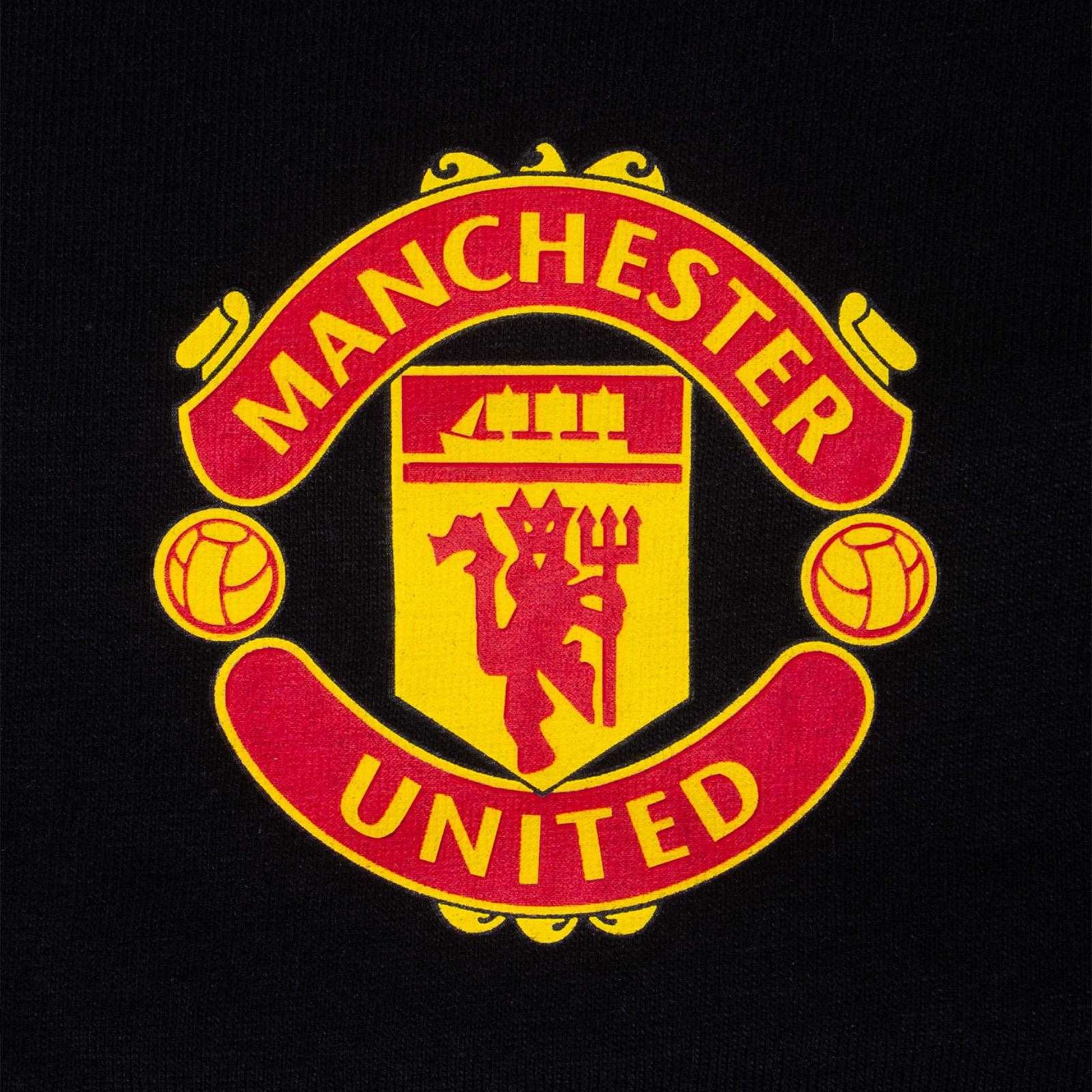 Black - Pack Shot - Manchester United FC Boys Short Pyjama Set