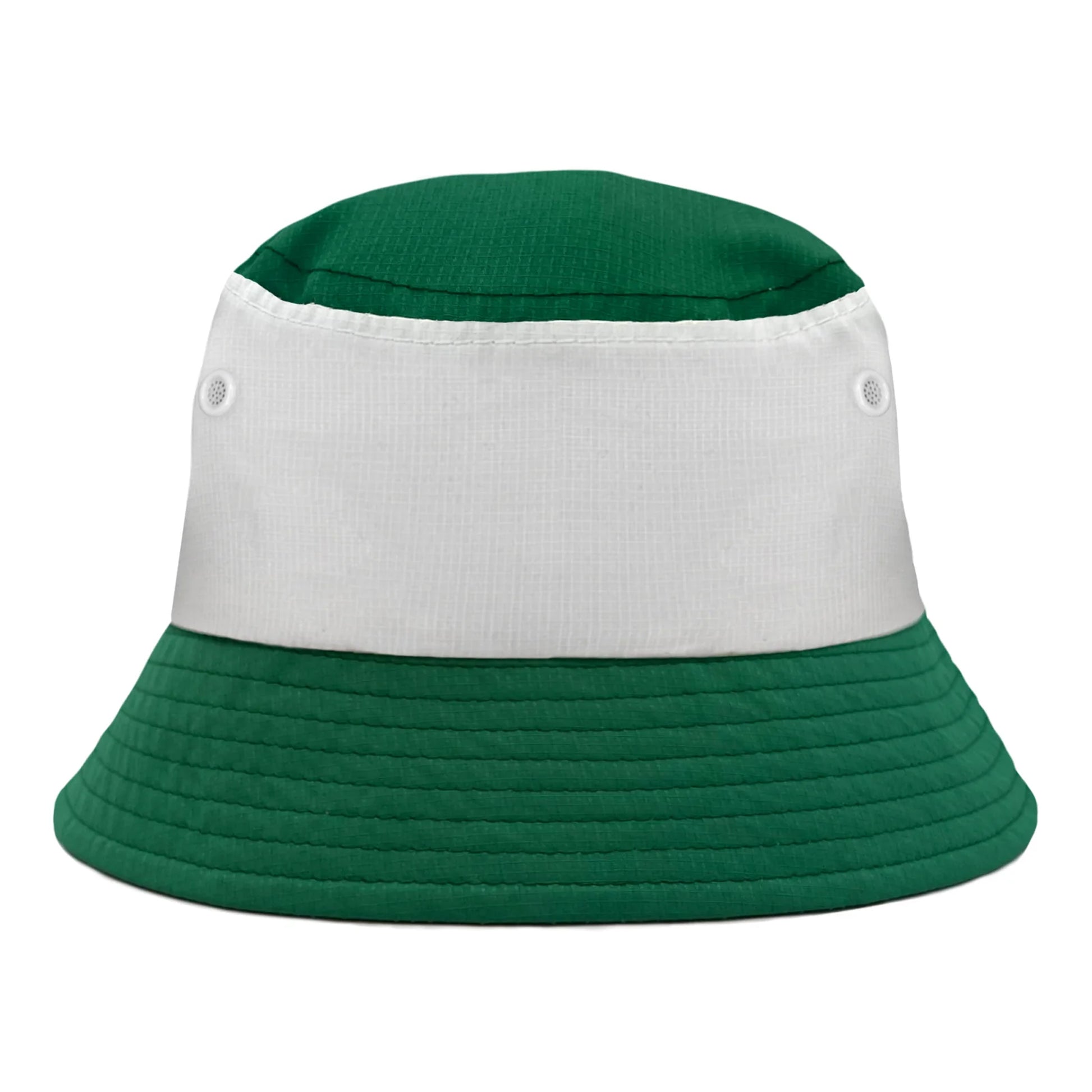 Green-White - Back - Fan Originals Celtic Text Bucket Hat