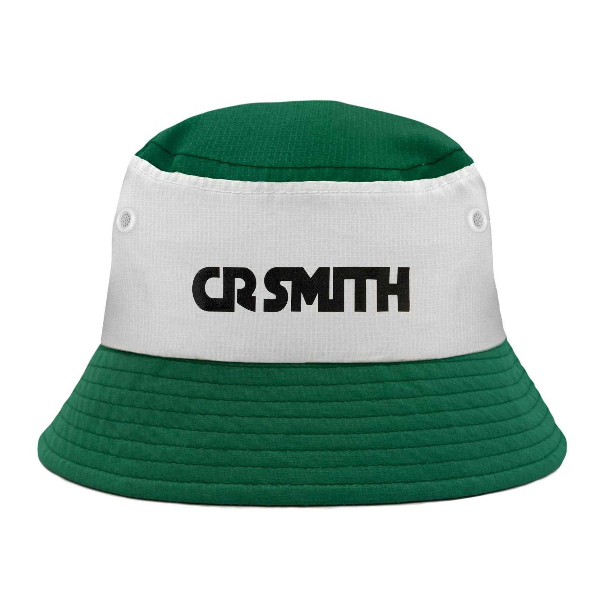 Green-White - Front - Fan Originals Celtic Text Bucket Hat