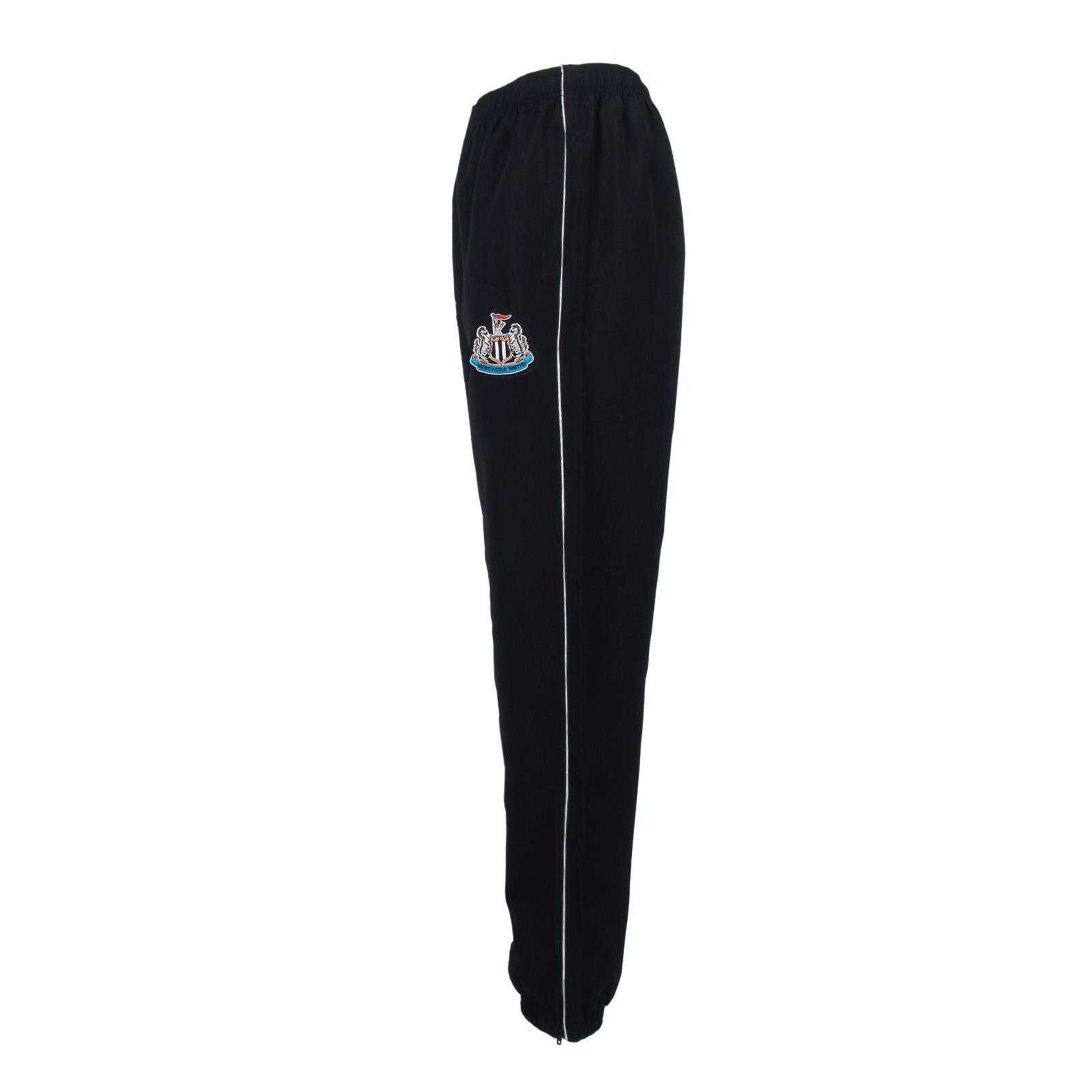 Black-White - Side - Newcastle United FC Mens Contrast Striped Tracksuit