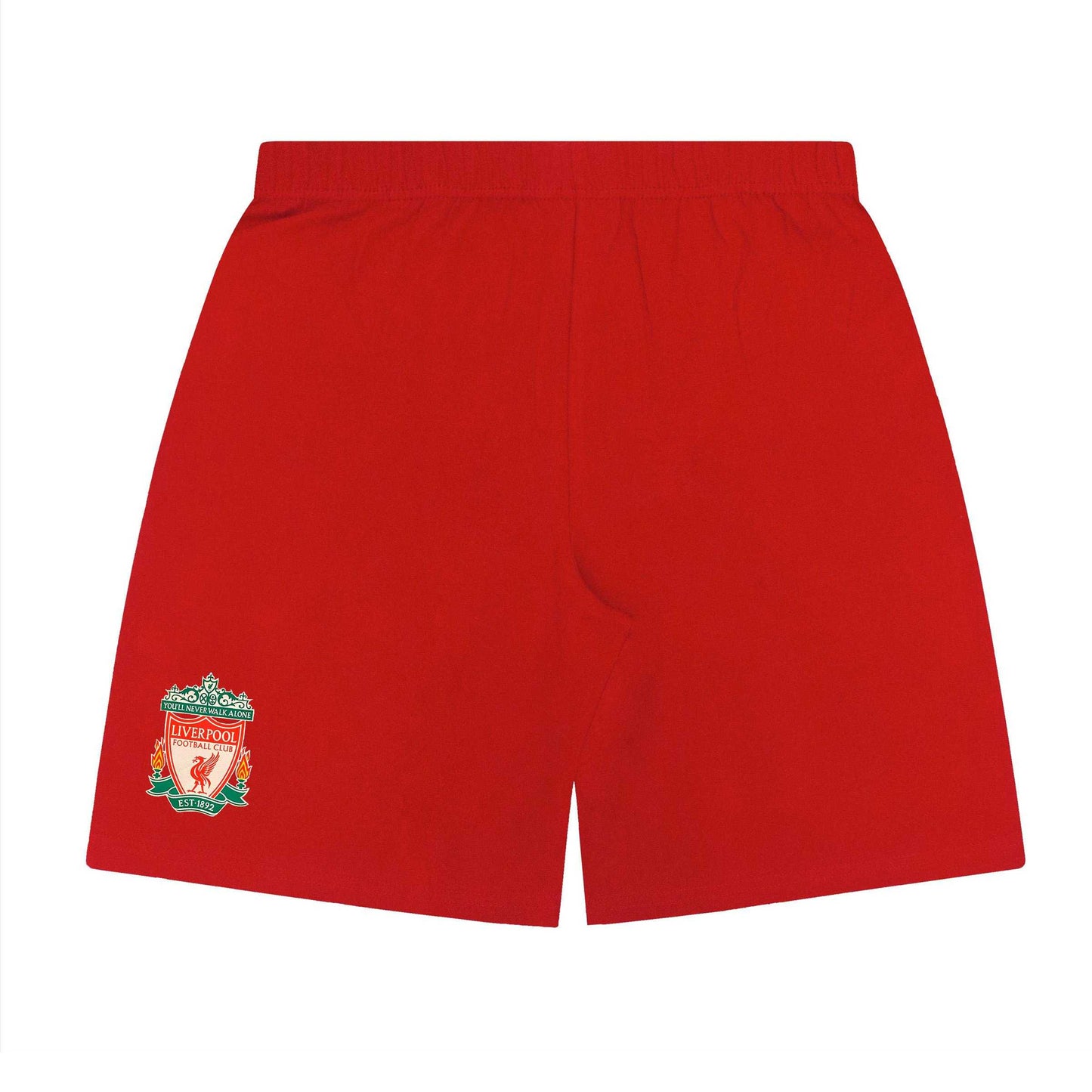 Red - Side - Liverpool FC Boys Short Pyjama Set