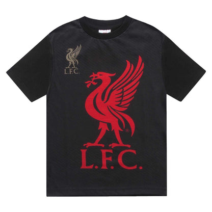 Black - Back - Liverpool FC Boys Short Pyjama Set