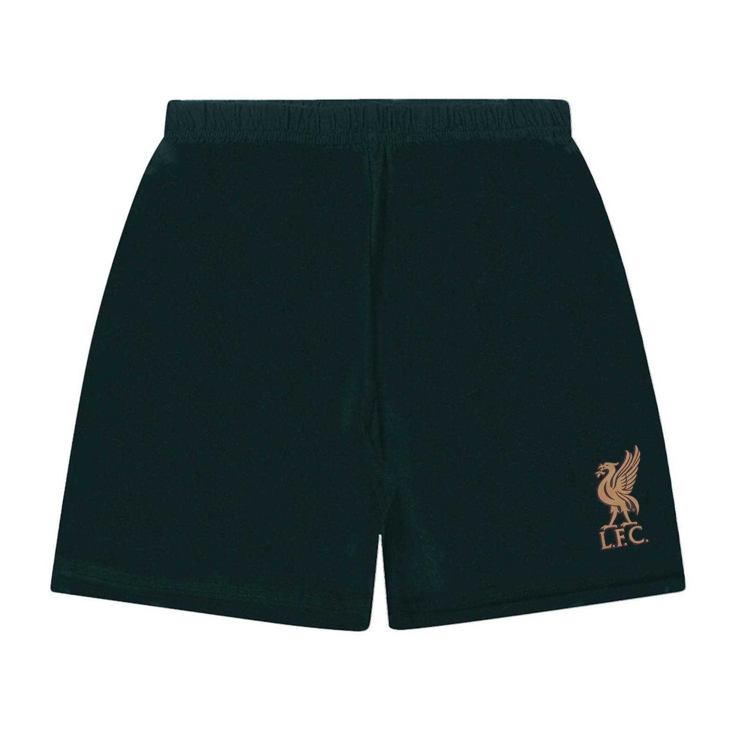Black - Side - Liverpool FC Boys Short Pyjama Set