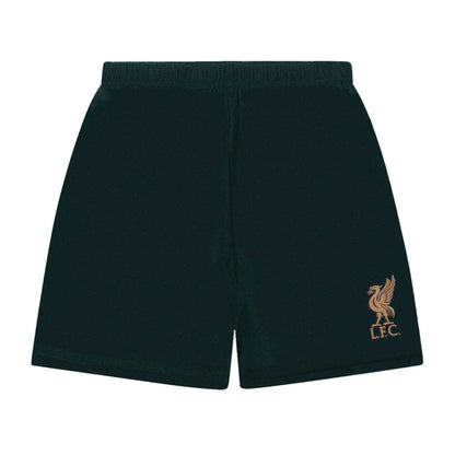 Black - Side - Liverpool FC Boys Short Pyjama Set