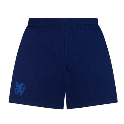 Blue - Side - Chelsea FC Boys Short Pyjama Set