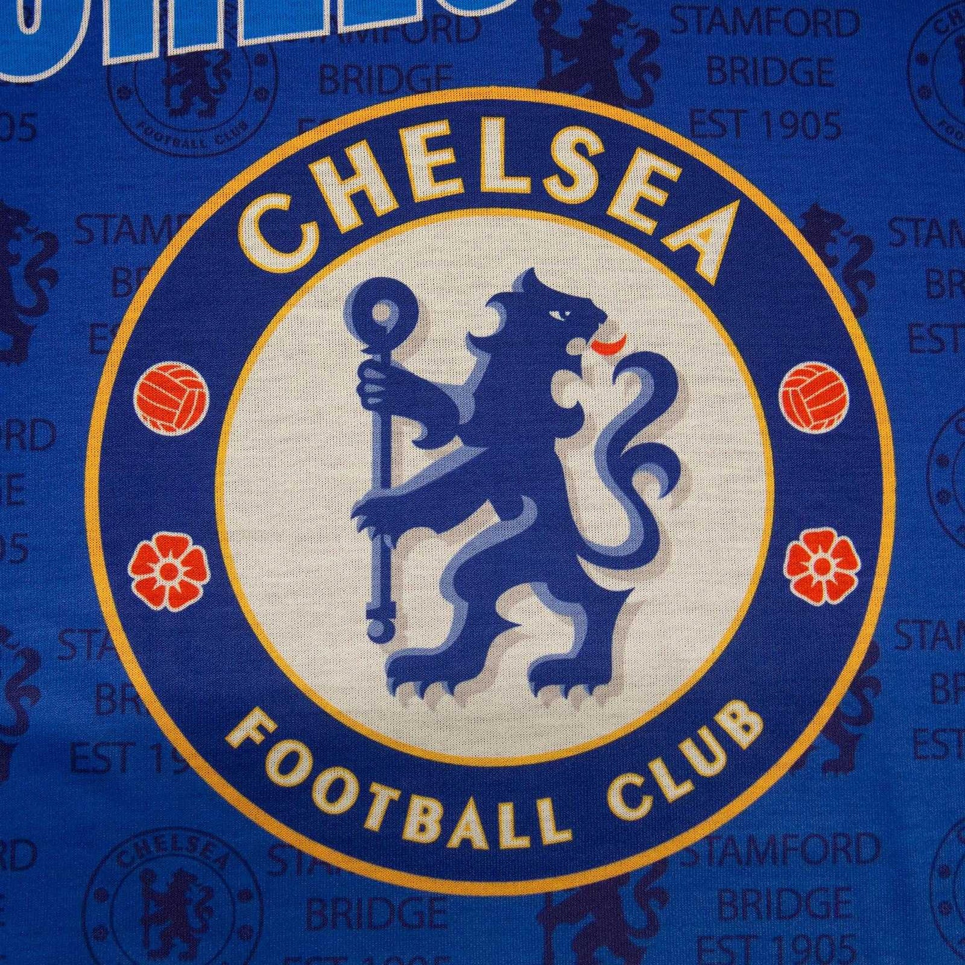 Blue - Lifestyle - Chelsea FC Boys Short Pyjama Set