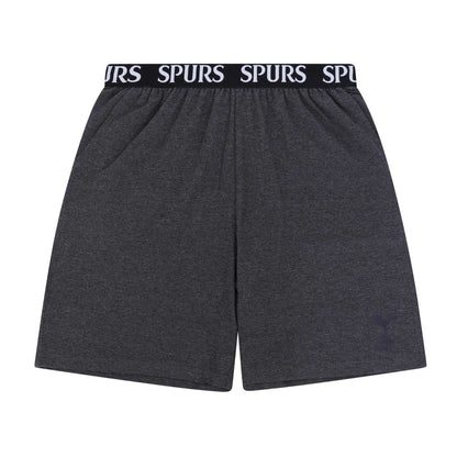 Grey - Side - Tottenham Hotspur FC Mens Sublimated Short Pyjama Set