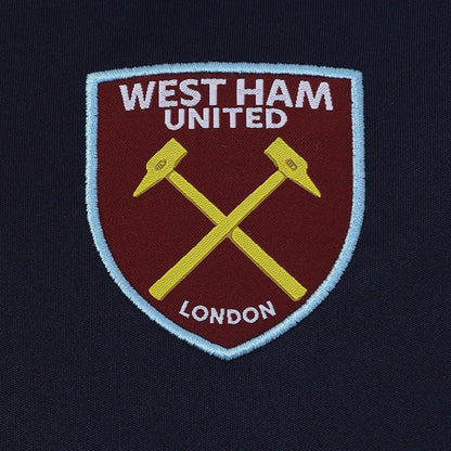 Navy - Back - West Ham United FC Mens Polyester T-Shirt