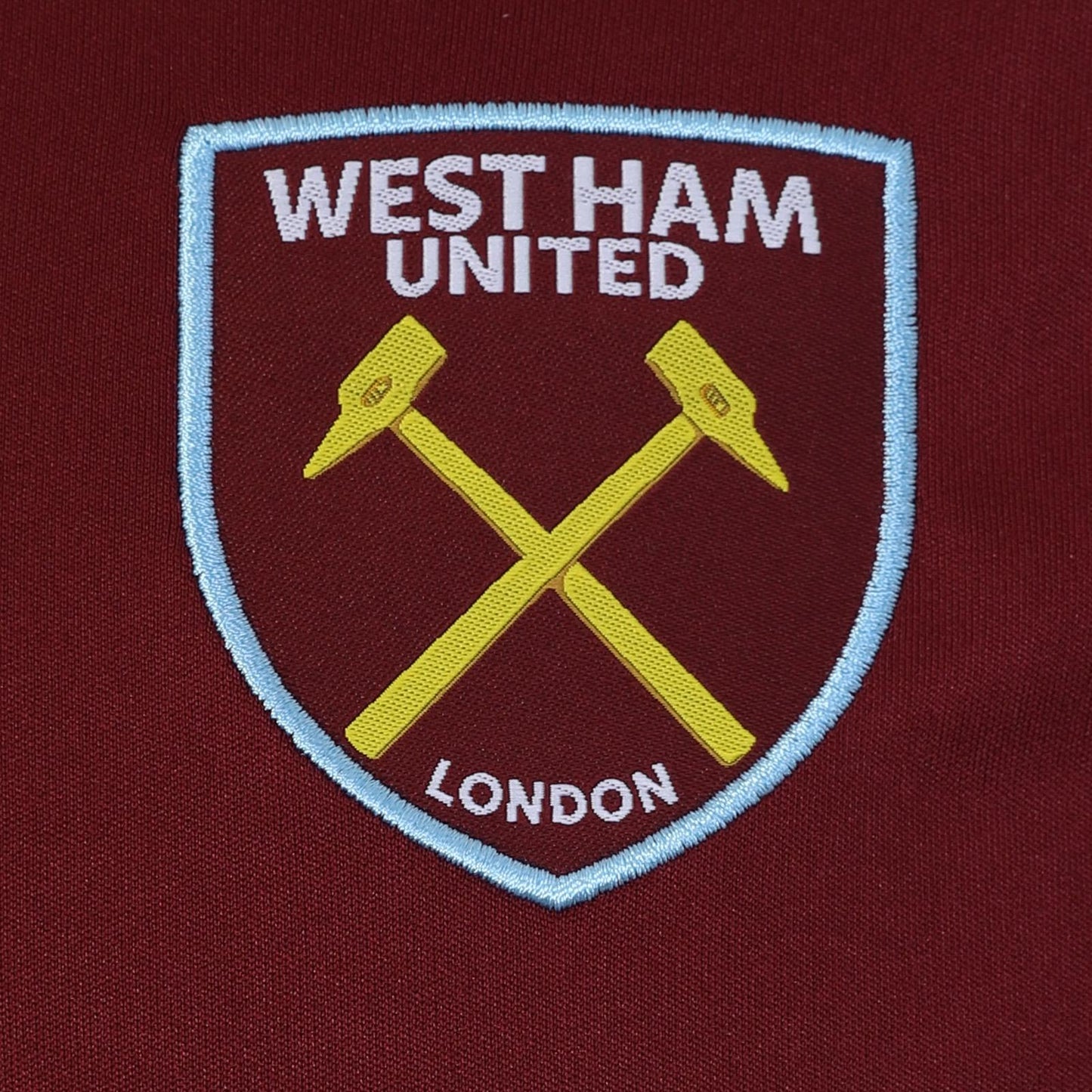 Claret - Back - West Ham United FC Mens Polyester T-Shirt