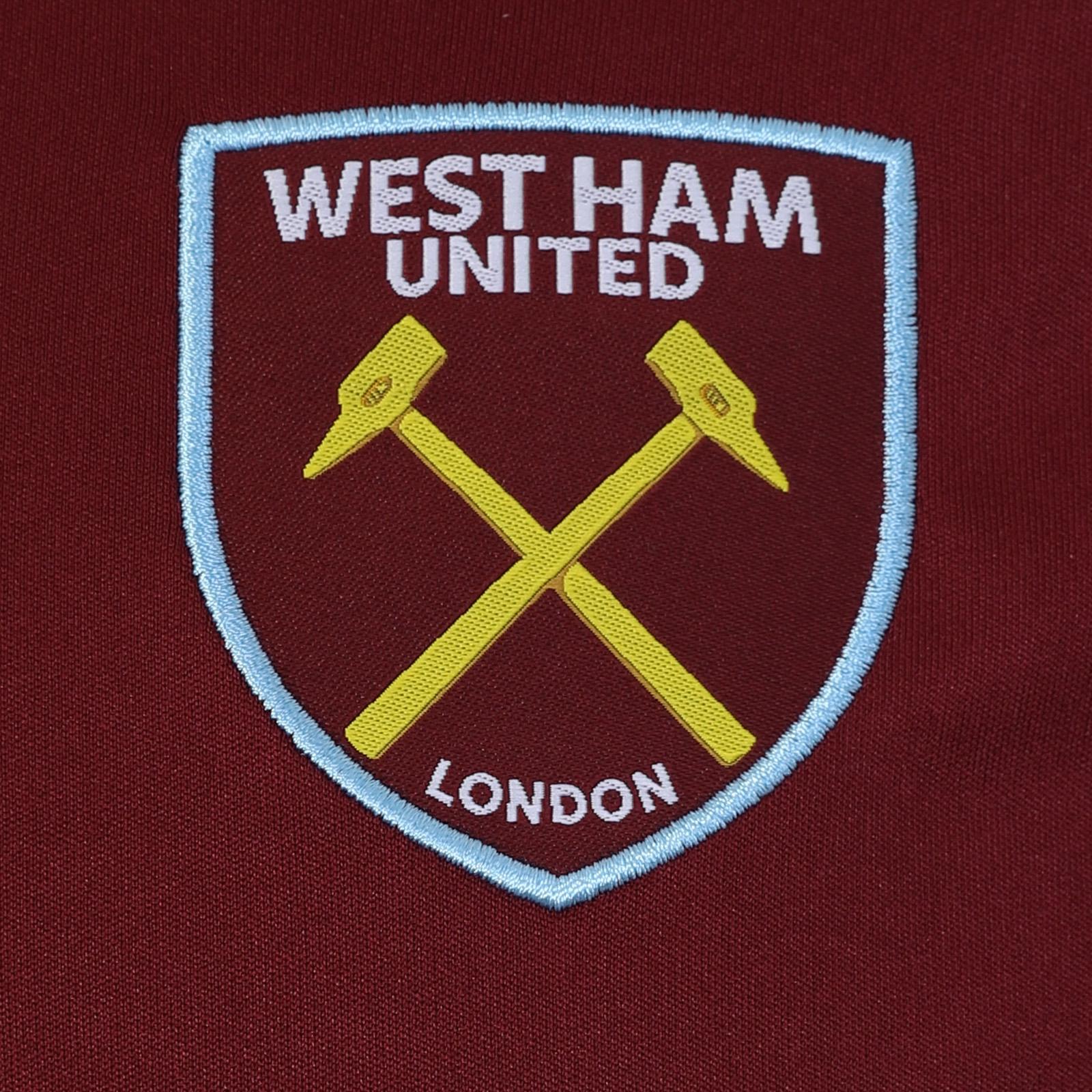 Claret - Back - West Ham United FC Mens Polyester T-Shirt