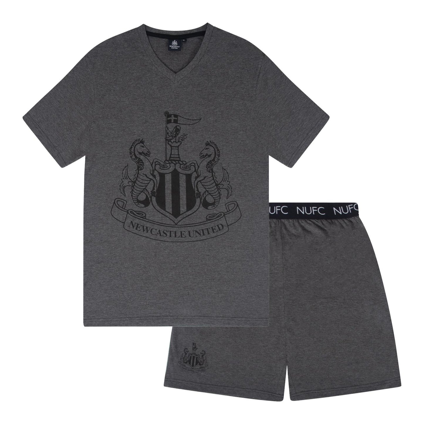 Grey - Front - Tottenham Hotspur FC Boys Pyjama Set
