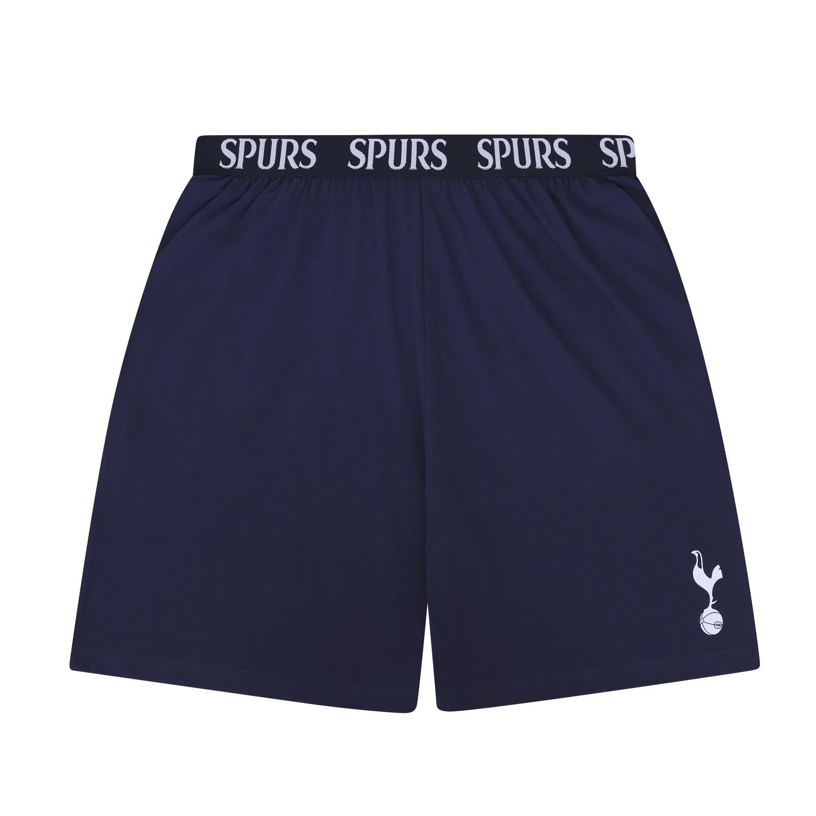 White - Close up - Tottenham Hotspur FC Mens 1882 Sublimated Short Pyjama Set