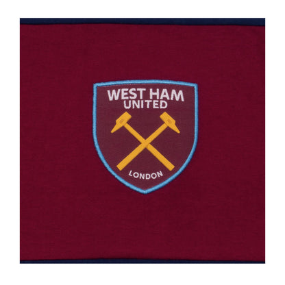 Navy Blue - Pack Shot - West Ham United FC Mens Long Pyjama Set