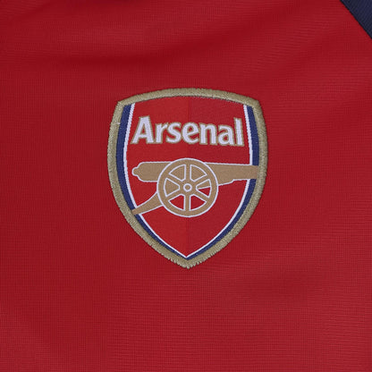 Red - Back - Arsenal FC Mens Retro Bomber Jacket