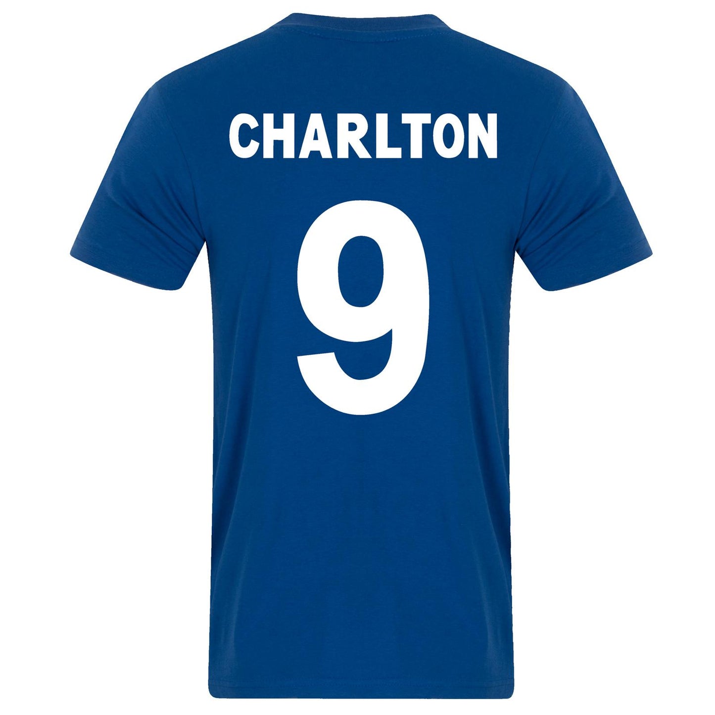 Blue - Front - Fan Originals Mens Manchester 1968 Charlton 9 T-Shirt