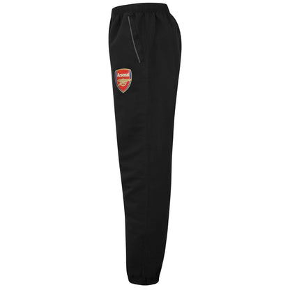 Black-Grey - Side - Arsenal FC Mens Crest Two Tone Tracksuit