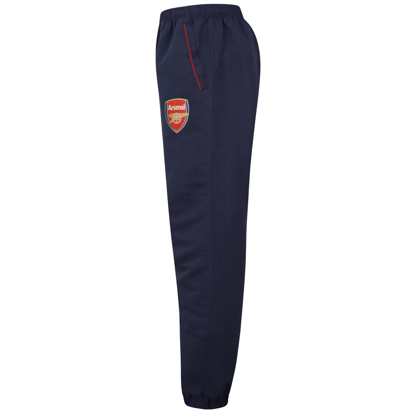Navy-Red - Side - Arsenal FC Mens Crest Two Tone Tracksuit