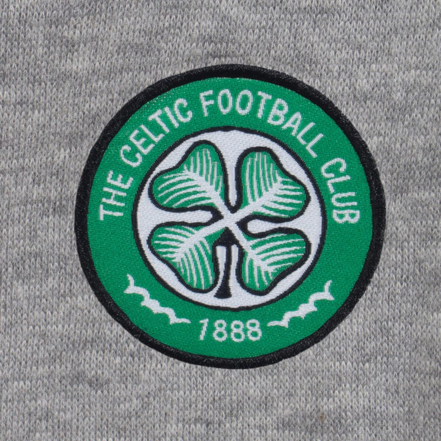 Grey - Pack Shot - Celtic FC Mens Fleece Shorts