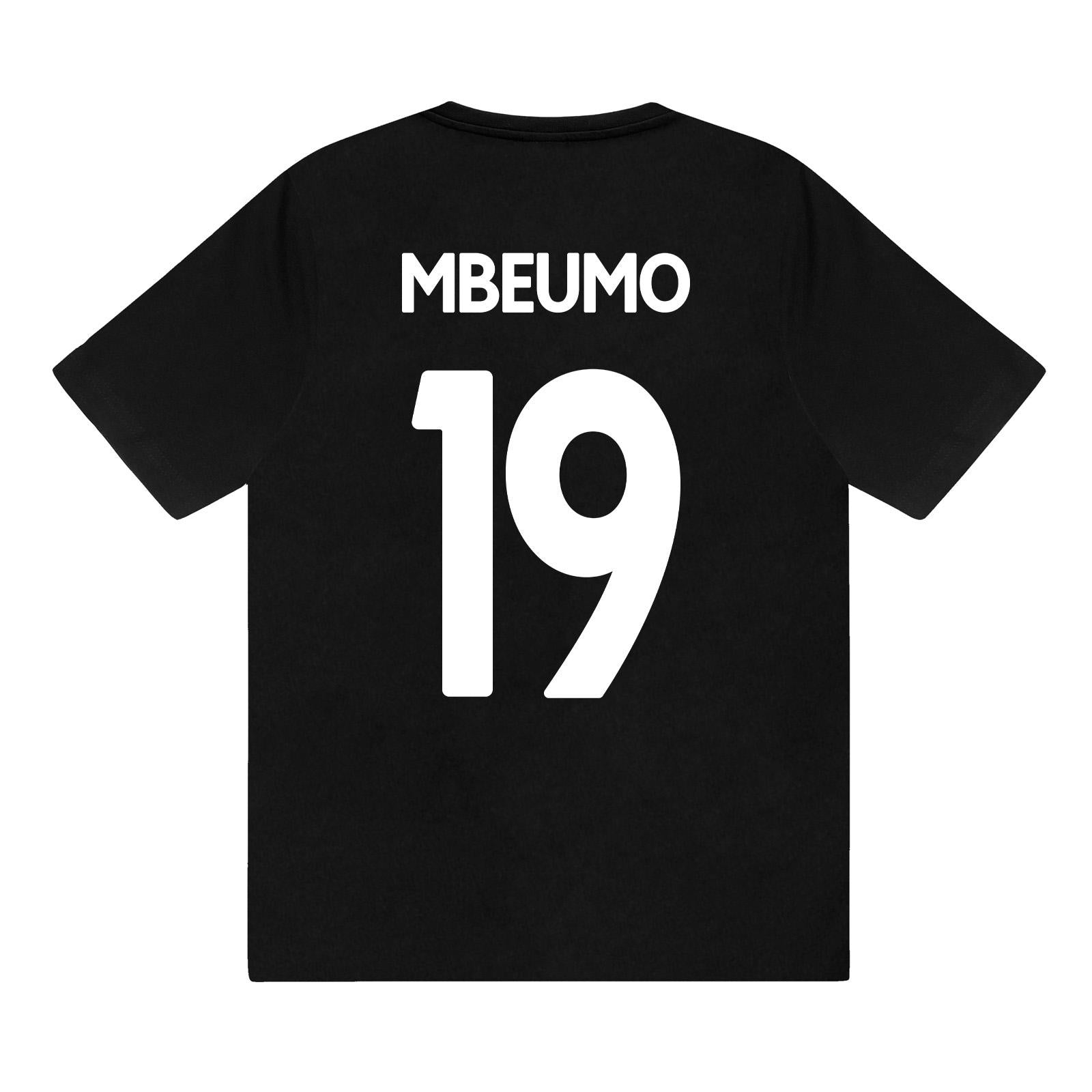 Black - Side - Manchester United FC Boys Mbeumo 19 Sublimated Short Pyjama Set