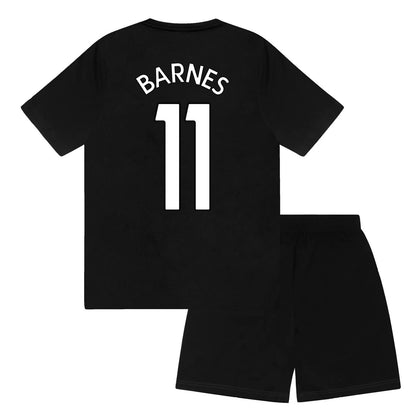 Black - Back - Newcastle United FC Boys Barnes 11 Sublimated Short Pyjama Set